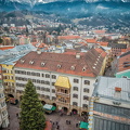 View of Innsbruck from the Stadtturm (1490 visits) View of Innsbruck and the surrounding Austrian Alps from the Stadtturm View of Innsbruck from the Stadtturm